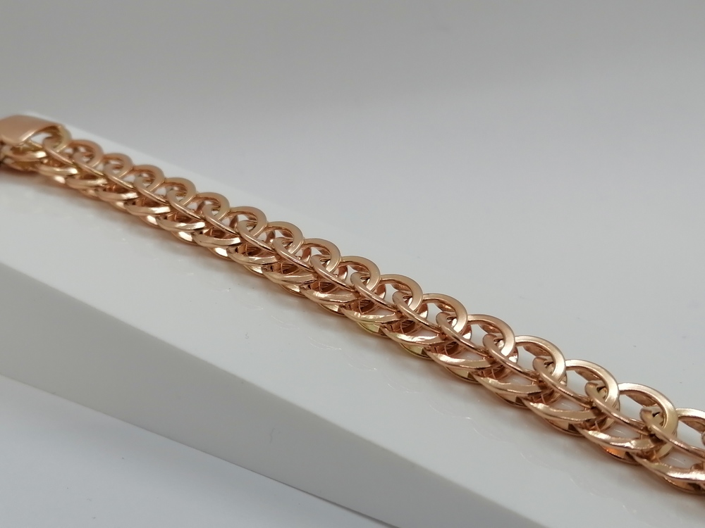 БРАСЛЕТ ПОЛНОВЕСНЫЙ Итальянка Au 585