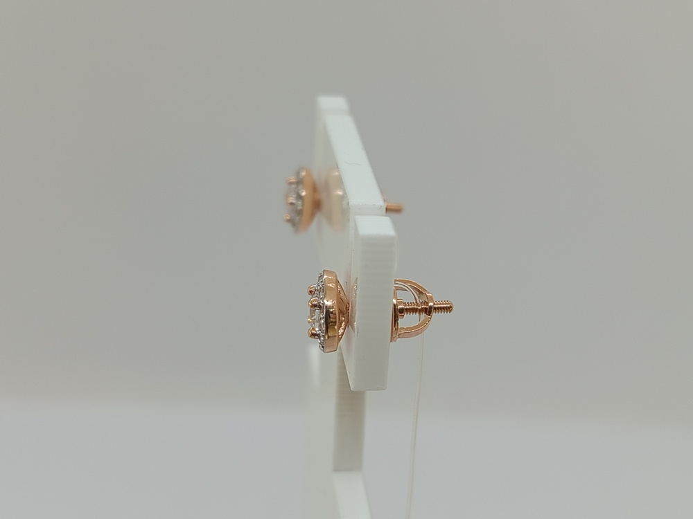 СЕРЬГИ ПУСЕТЫ с камнями (Au 585)