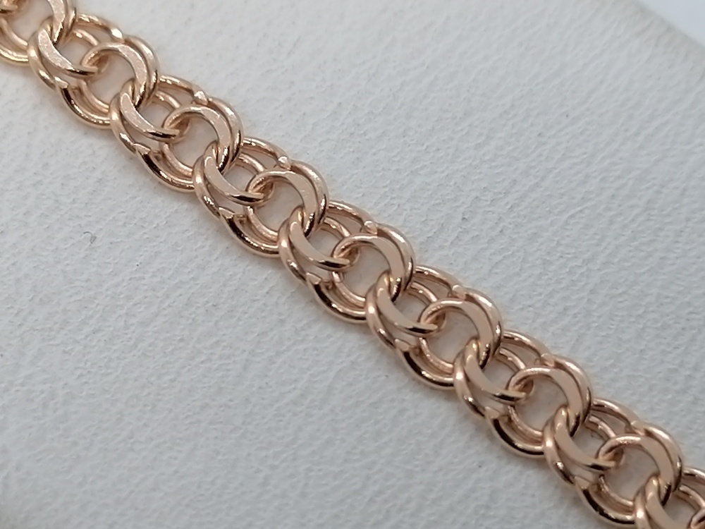 7050200-19 БРАСЛЕТ ПОЛНОВЕСНЫЙ Бисмарк (Au 585) 7050200-19 БРАСЛЕТ ПОЛНОВЕСНЫЙ Бисмарк (Au 585)