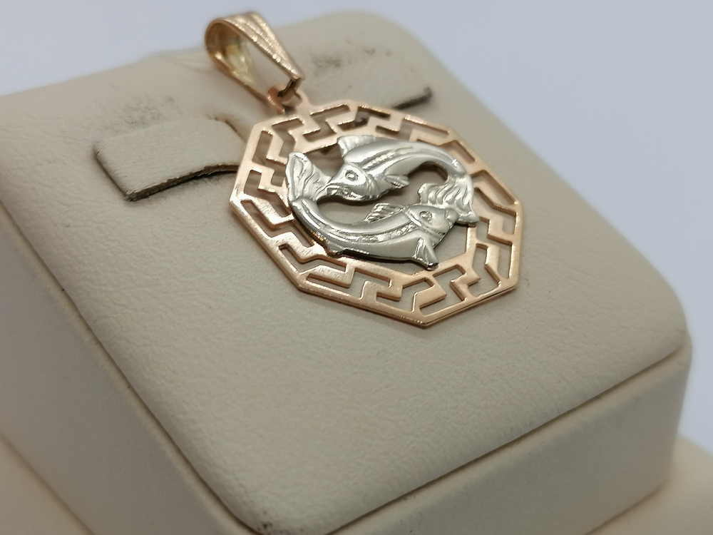 930 ПОДВЕСКА ЗНАК ЗОДИАКА без камня (Au 585)