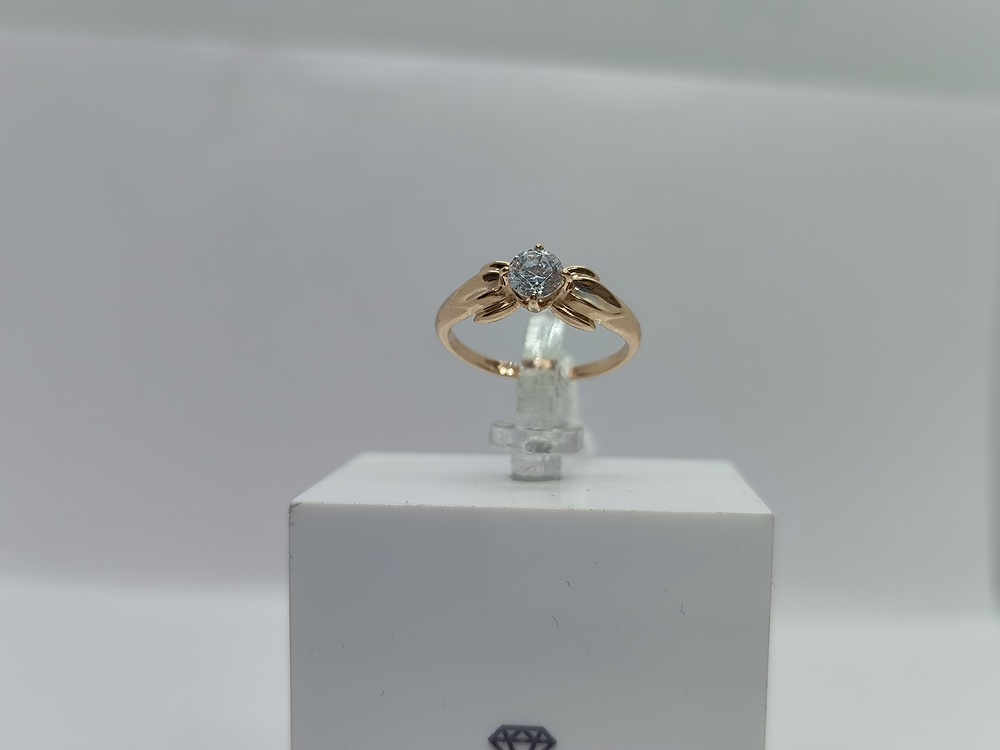 КОЛЬЦО С КАМНЕМ (Au 585)