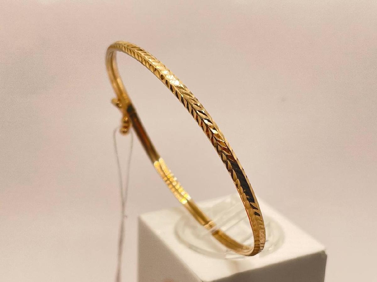 БРАСЛЕТ ЖЕСТКИЙ без камня (Au 585)