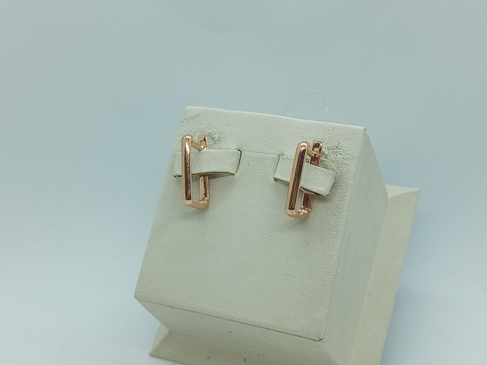 СЕРЬГИ БЕЗ КАМНЯ (Au 585)