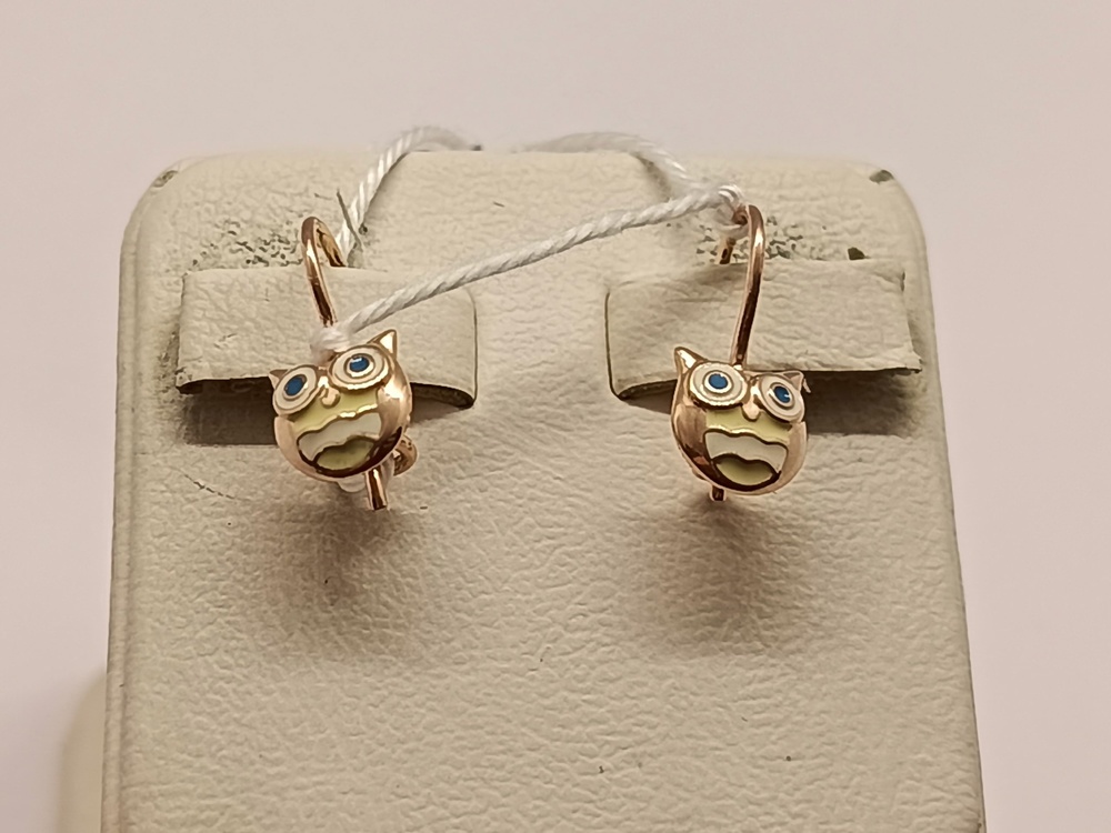 СЕРЬГИ С КАМНЯМИ (Au 585)