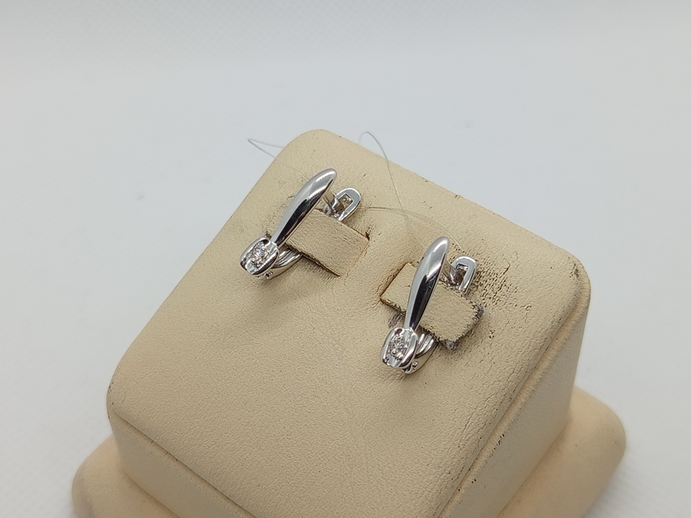 СЕРЬГИ БРИЛЛИАНТ (Ag 925)