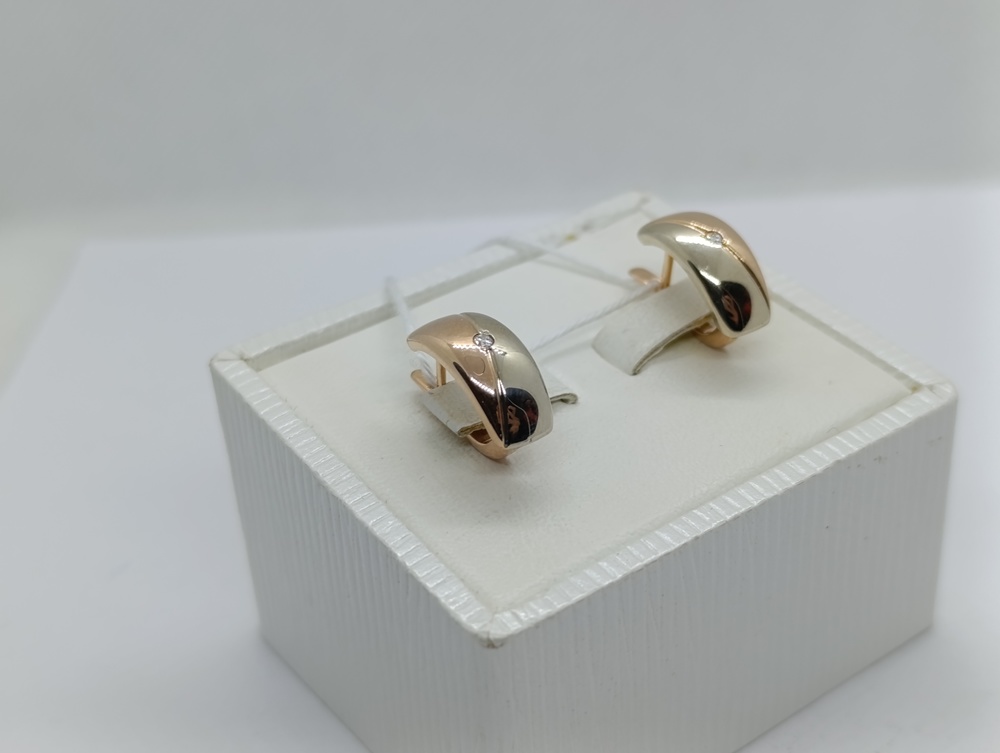 СЕРЬГИ С КАМНЕМ (Au 583)