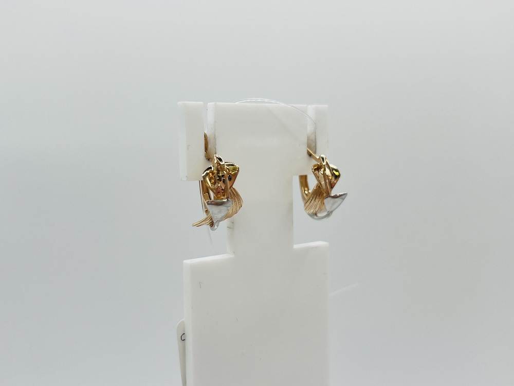 СЕРЬГИ БЕЗ КАМНЯ (Au 585)