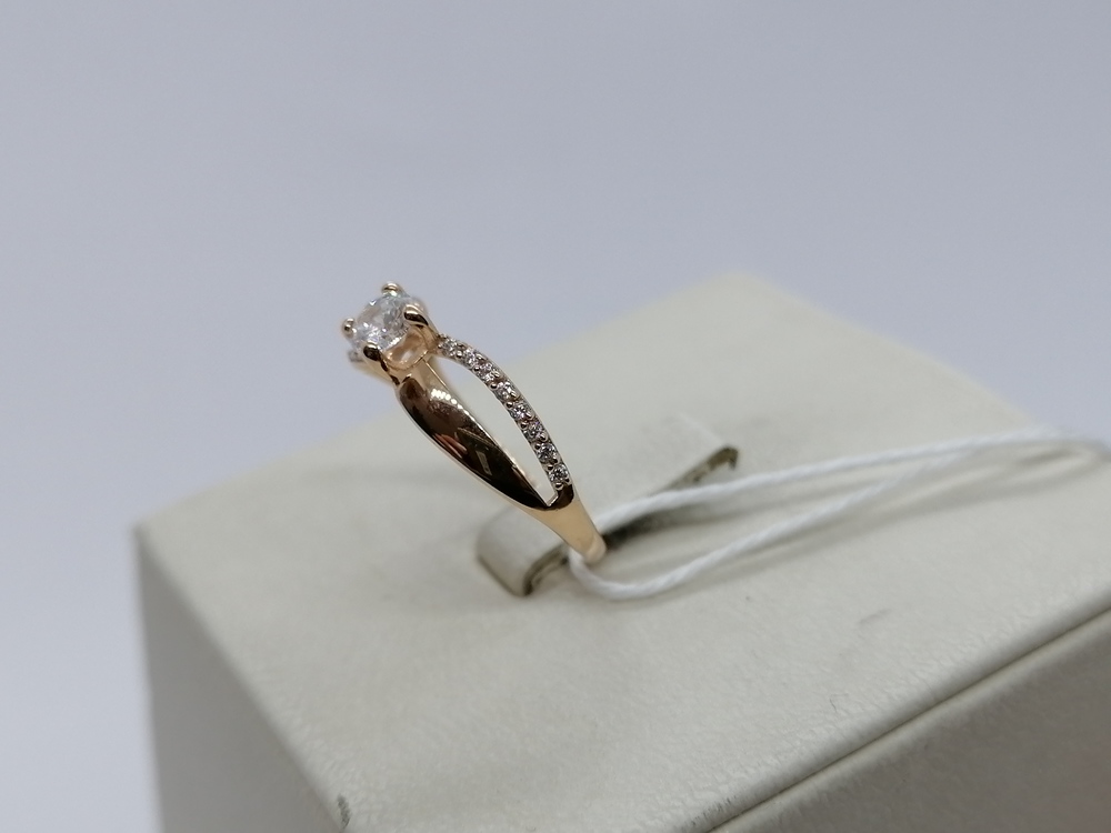 КОЛКМИ585 КОЛЬЦО С КАМНЯМИ (Au 585)