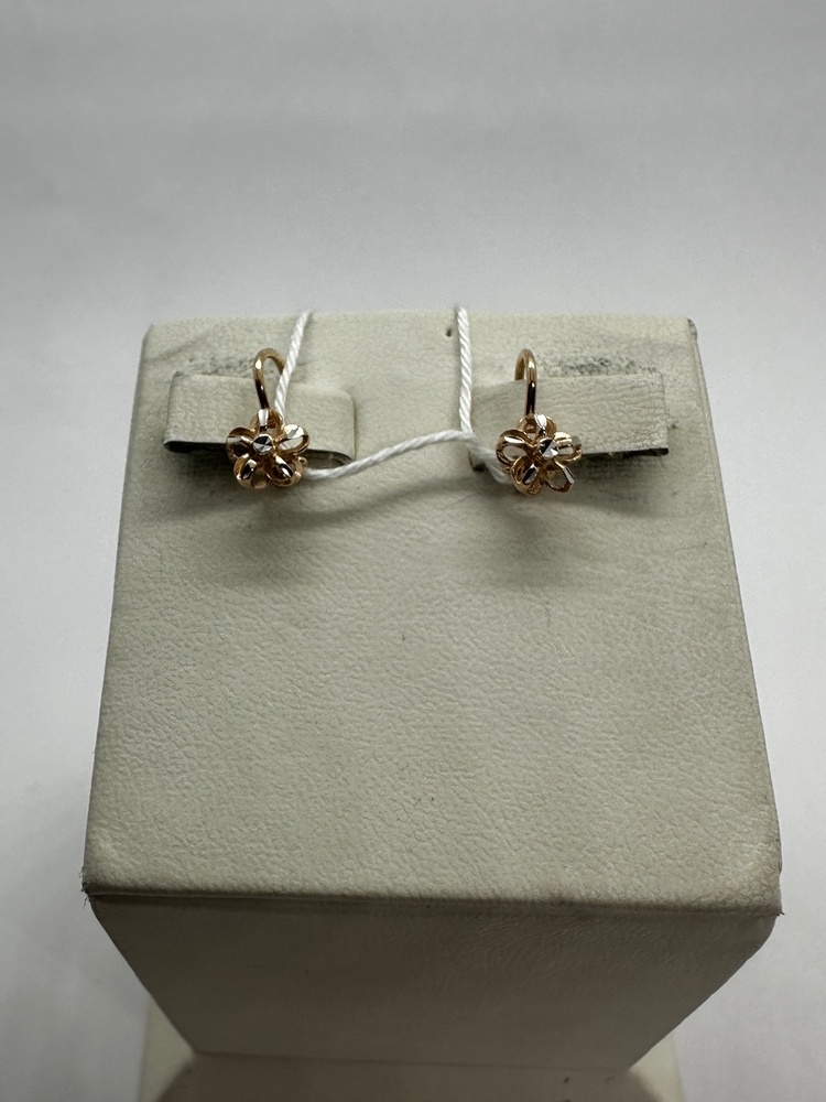 СБКМ585 СЕРЬГИ БЕЗ КАМНЯ (Au 585)