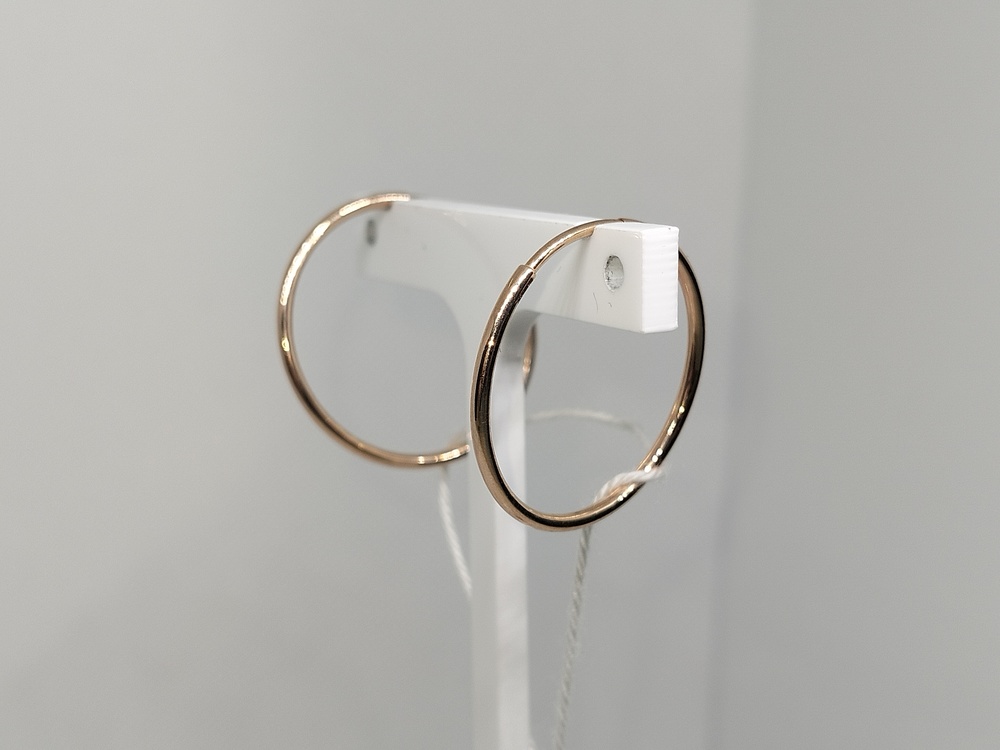 СКОН585 СЕРЬГИ КОНГО (Au 585)