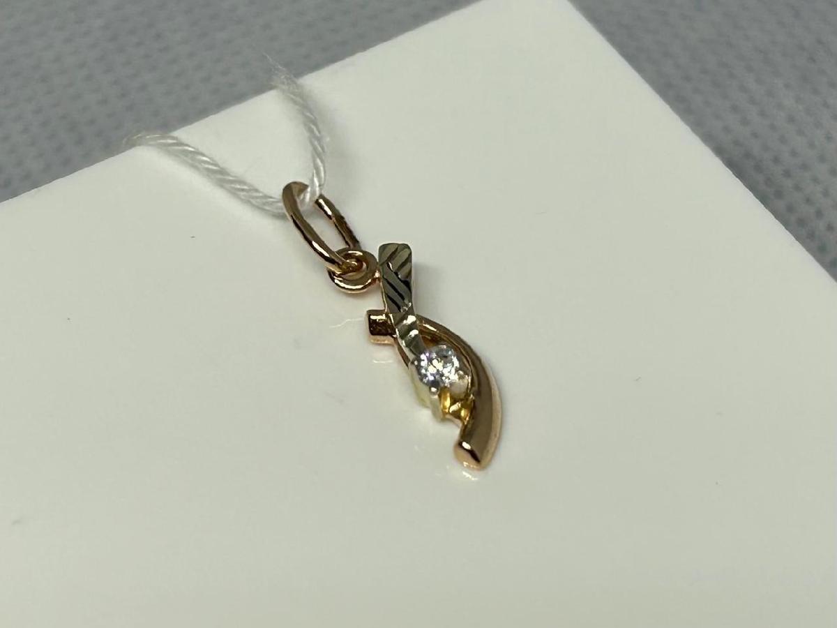 ПОДВЕСКА С КАМНЕМ (Au 585)