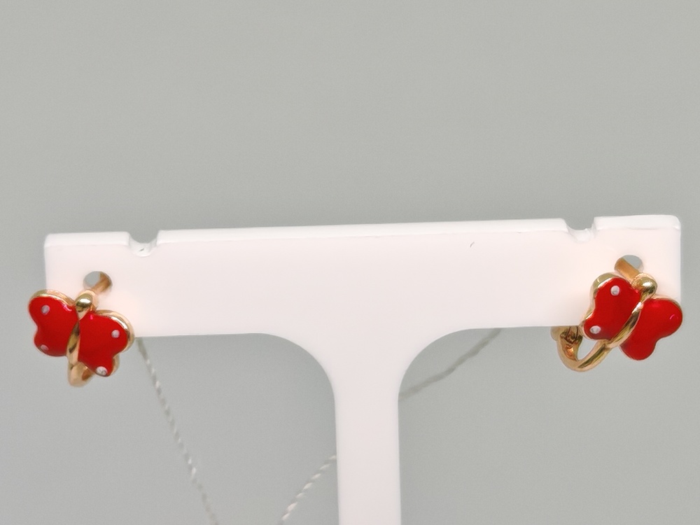 СКМИ585 СЕРЬГИ С КАМНЯМИ (Au 585)