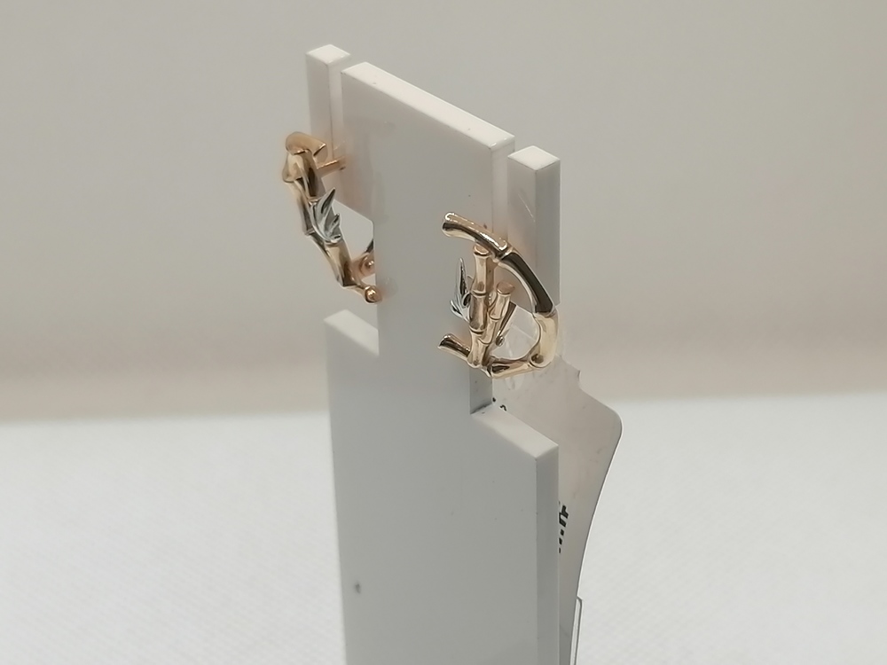 СЕРЬГИ БЕЗ КАМНЯ (Au 585)