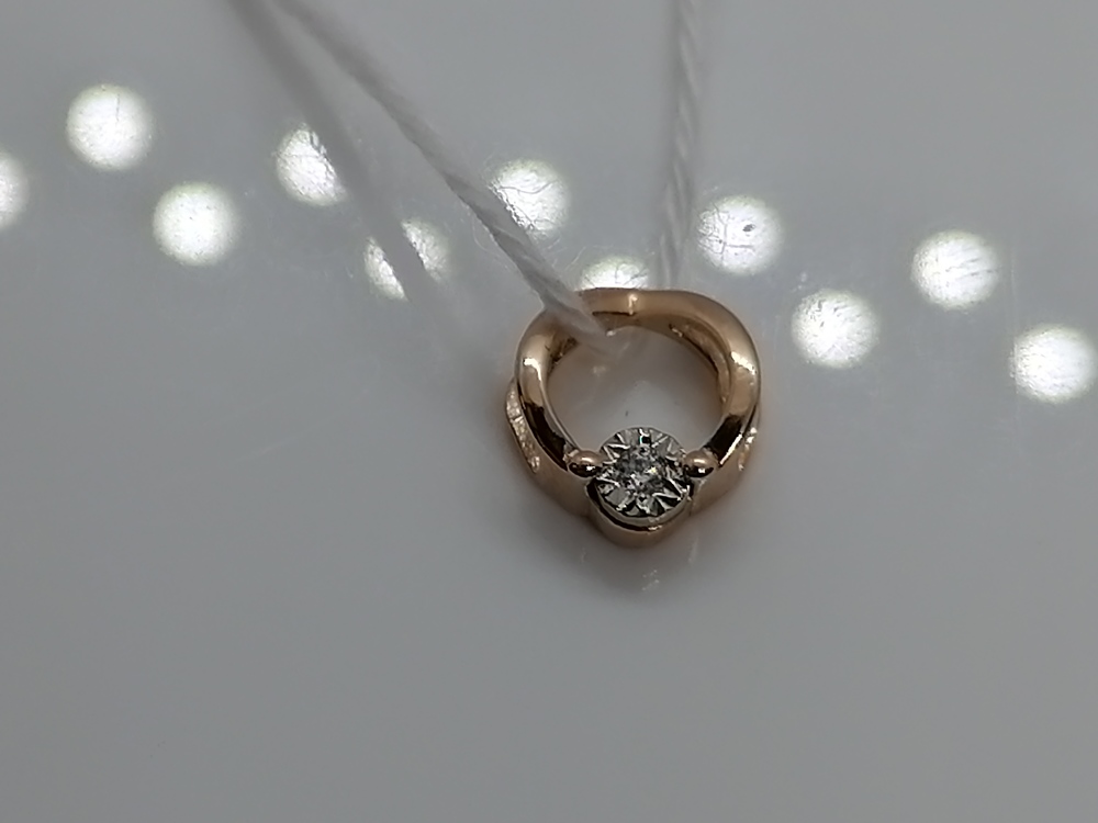 ПОДВЕСКА БРИЛЛИАНТ Au 585