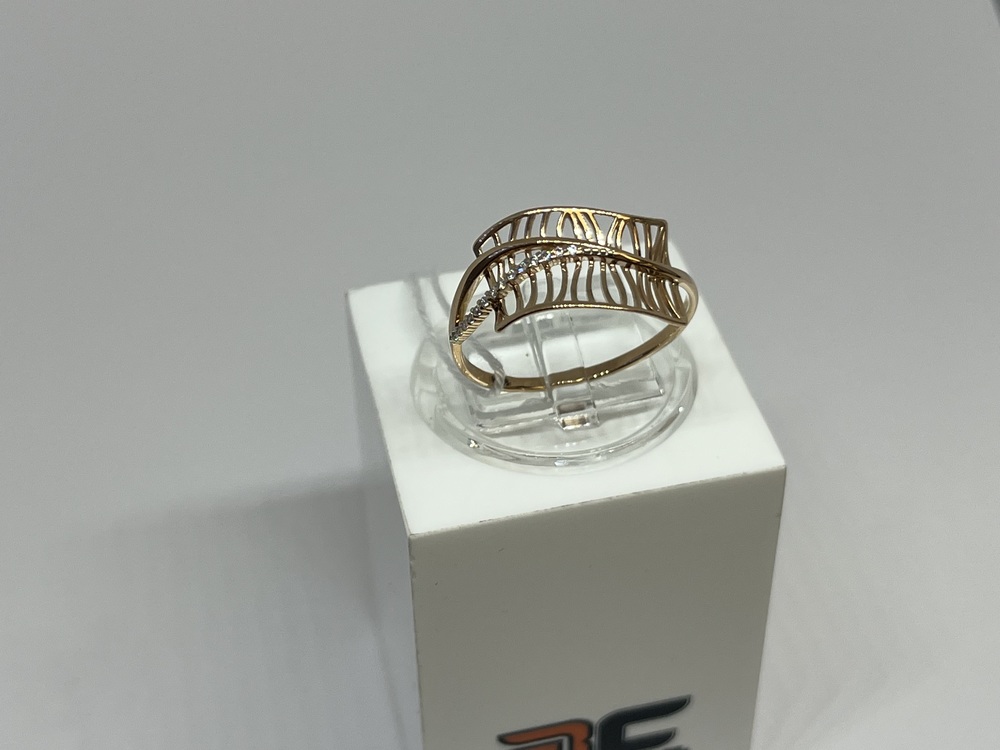 КОЛКМИ585 КОЛЬЦО С КАМНЯМИ (Au 585)