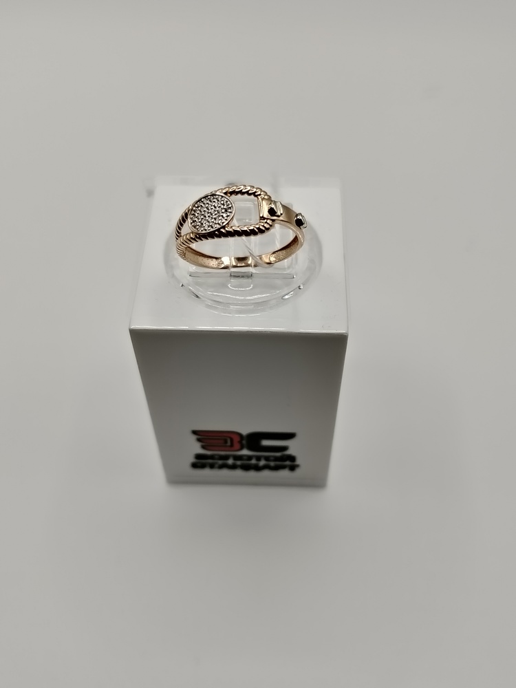 КОЛКМИ585 КОЛЬЦО С КАМНЯМИ (Au 585)