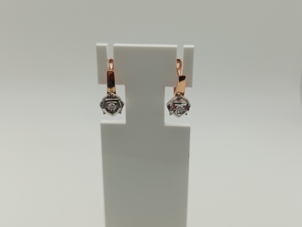 СЕРЬГИ БРИЛЛИАНТ (Au 585)