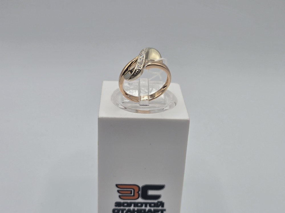 КОЛКМИ585 КОЛЬЦО С КАМНЯМИ (Au 585)