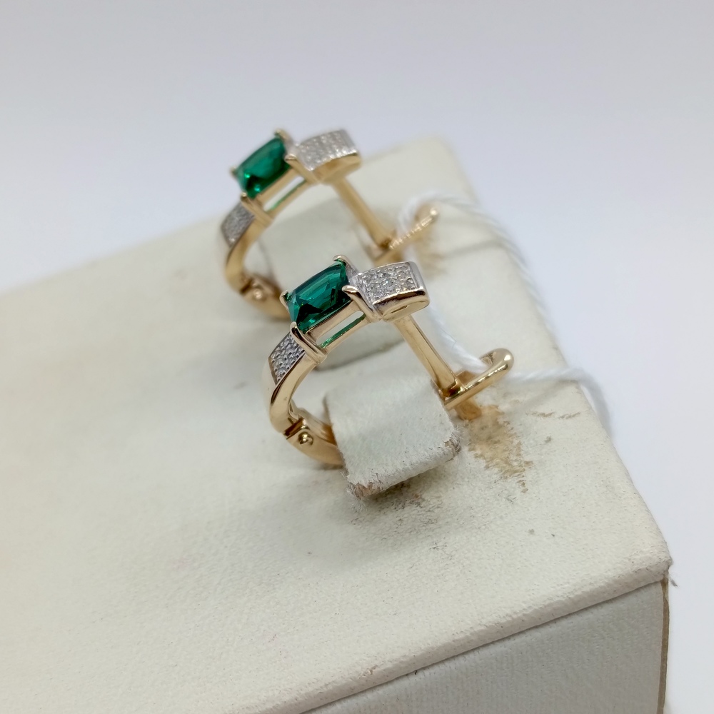 СЕРЬГИ БРИЛЛИАНТ (Au 585)