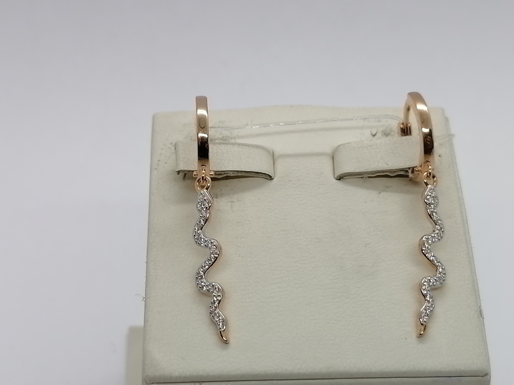 СЕРЬГИ С КАМНЯМИ (Au 585)