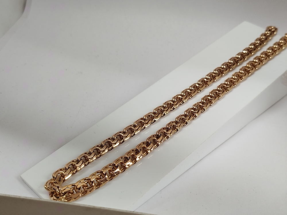 ЦЕПЬ ПОЛНОВЕСНАЯ Бисмарк (Au 585)