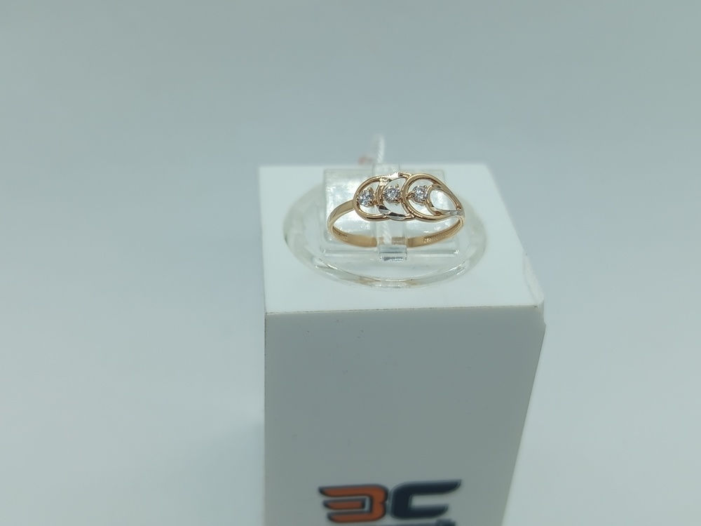 КОЛКМИ585 КОЛЬЦО С КАМНЯМИ (Au 585)