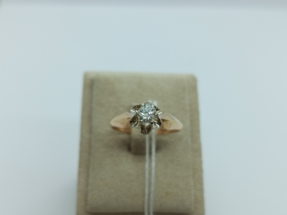 КОЛЬЦО БРИЛЛИАНТ Au 583