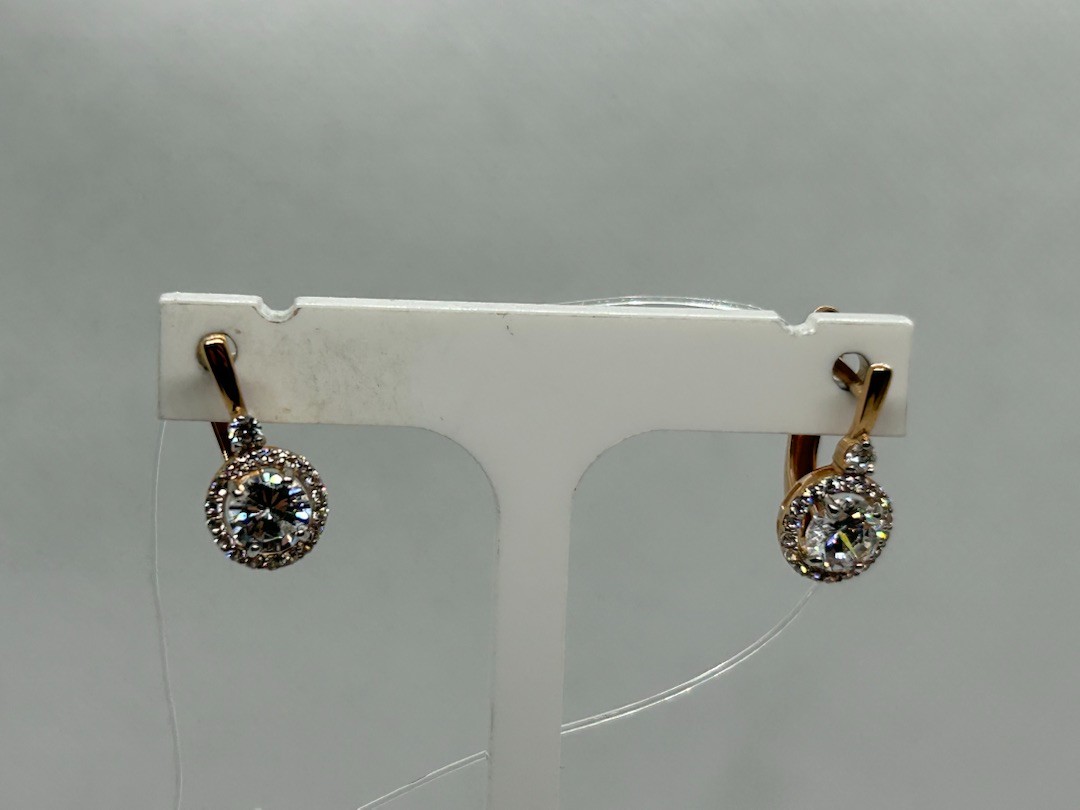 СЕРЬГИ С КАМНЯМИ (Au 585)