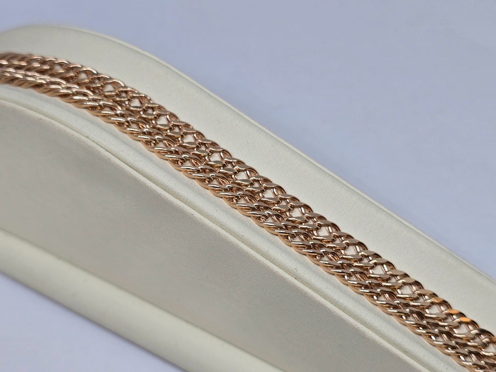 ЦПР2585 ЦЕПЬ ПУСТОТЕЛАЯ Ромб двойной (Au 585)