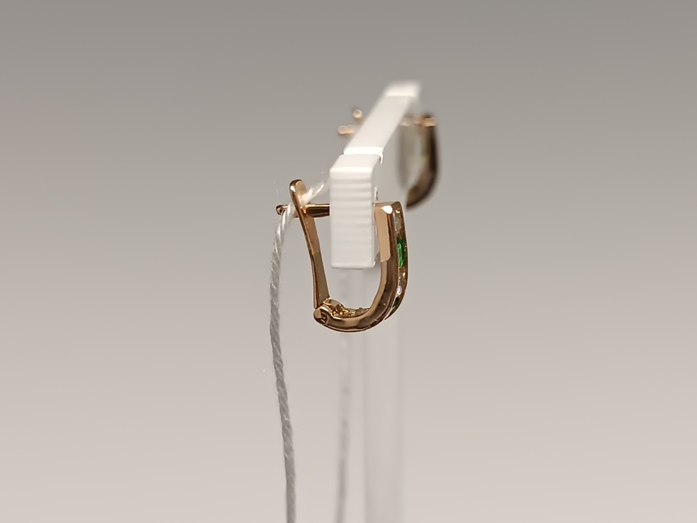 СКМИ585 СЕРЬГИ С КАМНЯМИ (Au 585)