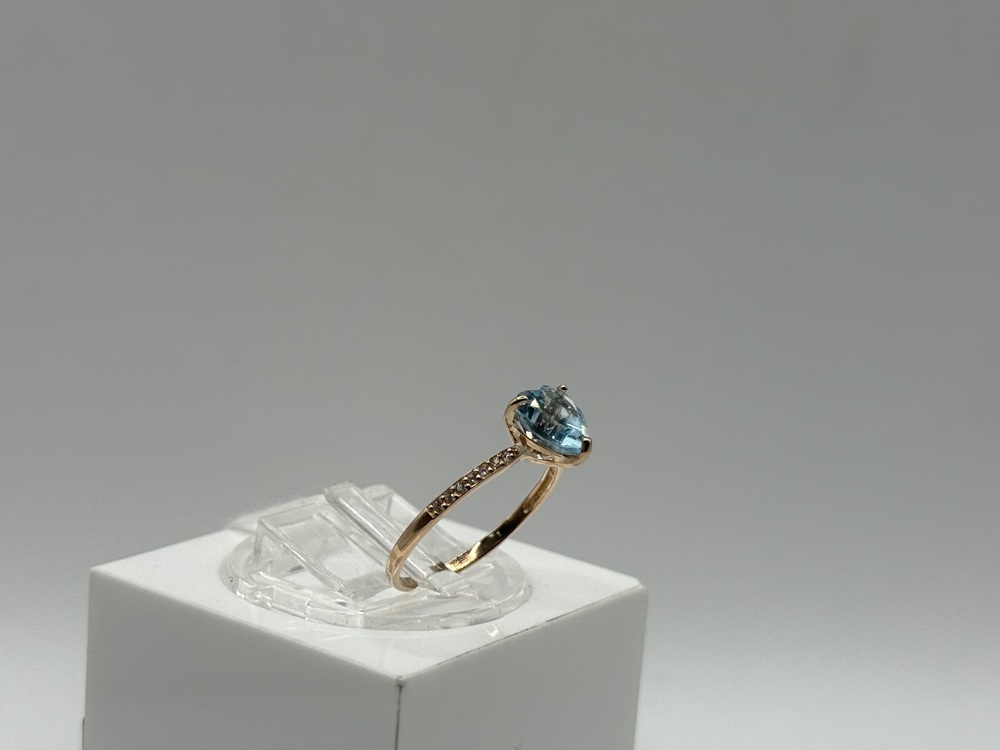 КОЛКМИ585 КОЛЬЦО С КАМНЯМИ (Au 585)