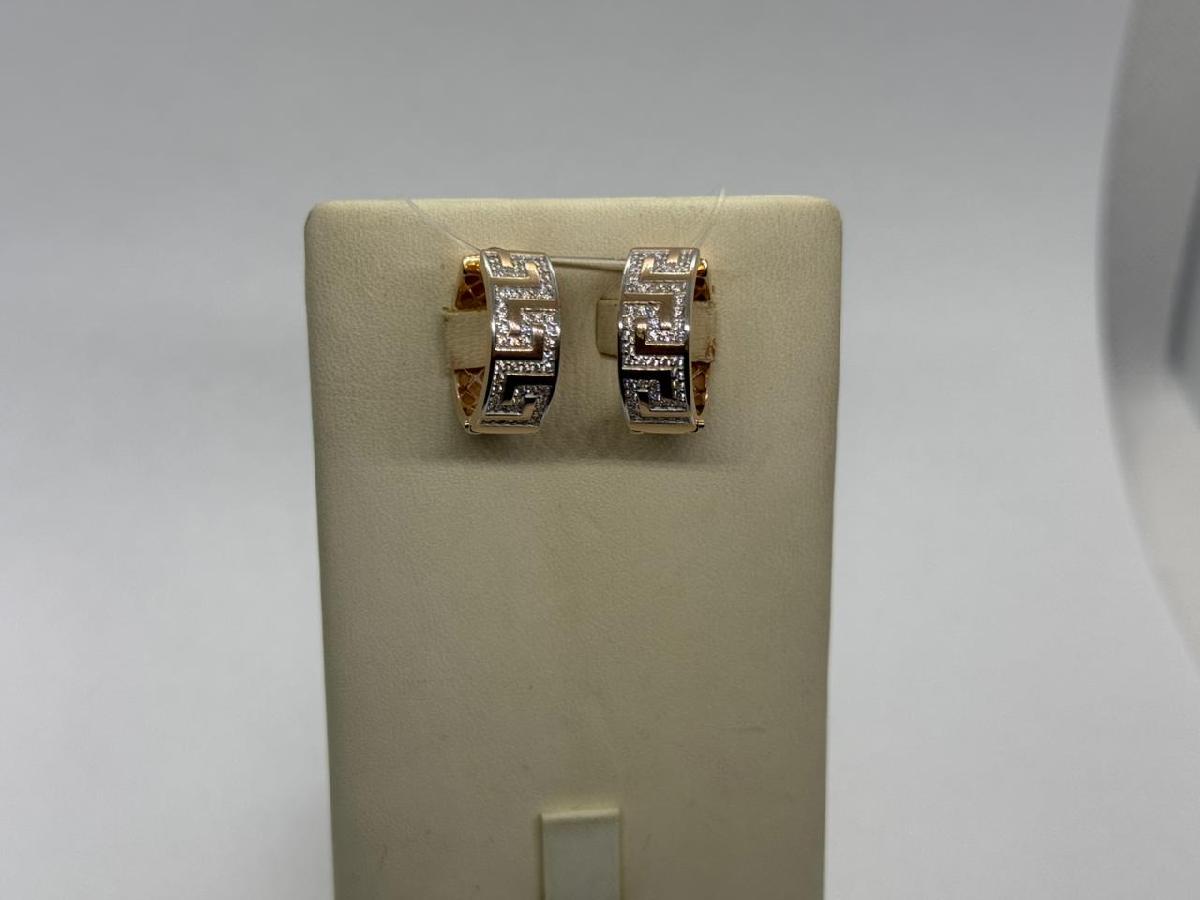 СЕРЬГИ С КАМНЯМИ (Au 585)