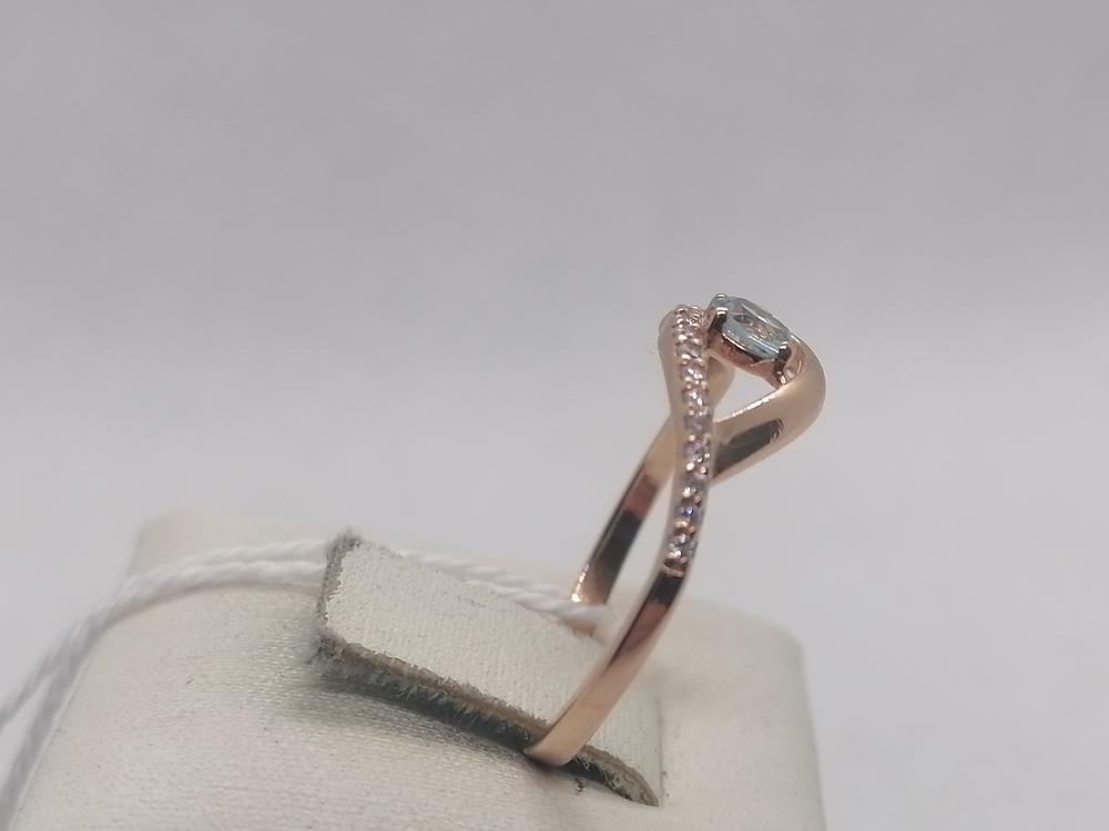 КОЛКМИ585 КОЛЬЦО С КАМНЯМИ (Au 585)