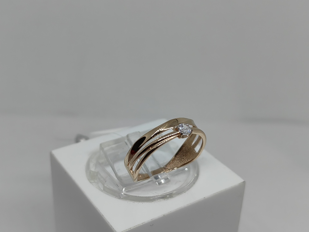 КОЛЬЦО С КАМНЕМ (Au 585)