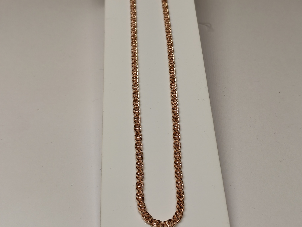 ЦЕПЬ ПУСТОТЕЛАЯ Птичий глаз(глаз пантеры) (Au 585)