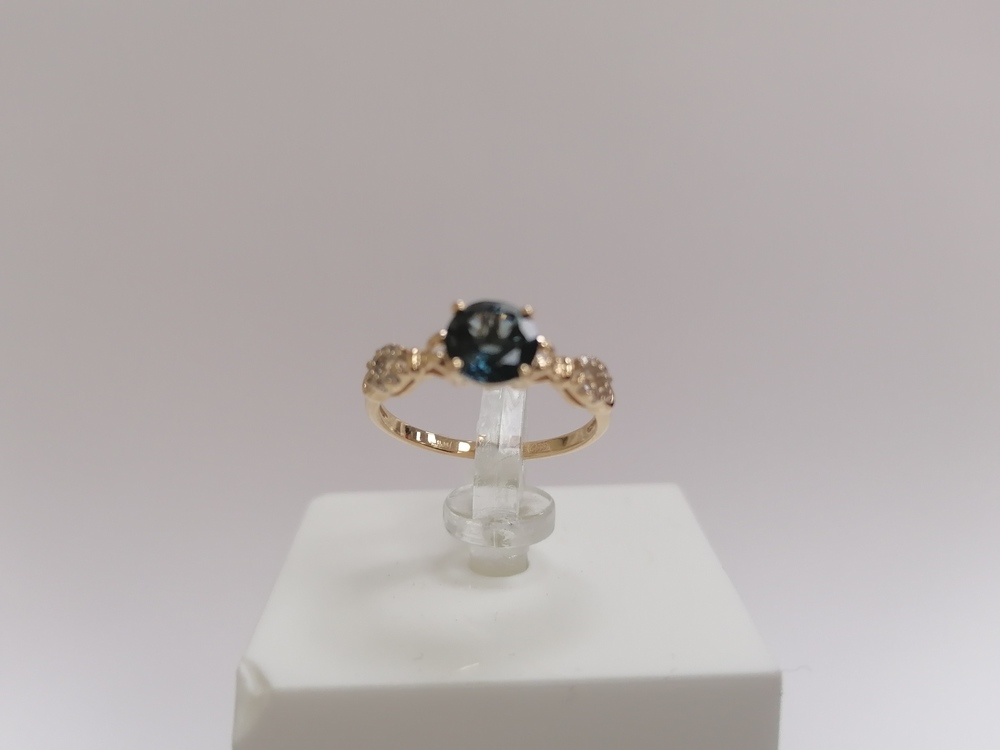 КОЛКМИ585 КОЛЬЦО С КАМНЯМИ (Au 585)