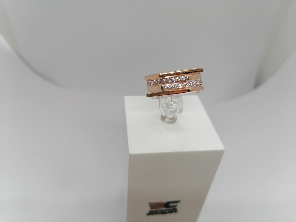 КОЛЬЦО С КАМНЯМИ (Au 585)