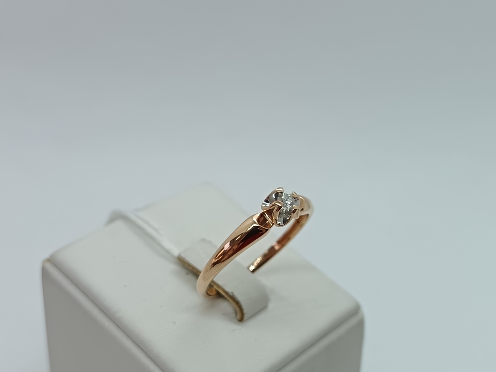 КОЛЬЦО БРИЛЛИАНТ Au 585