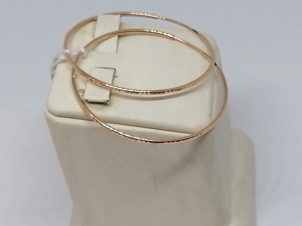 СКОН585 СЕРЬГИ КОНГО (Au 585)