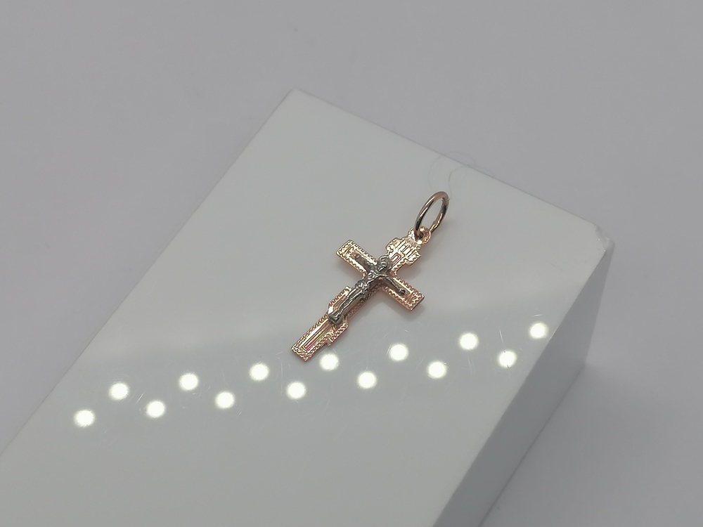 ПОДВЕСКА КРЕСТ без камня (Au 585)