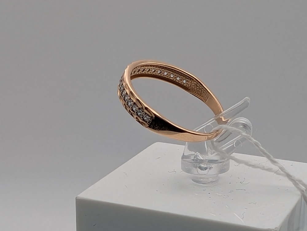 КОЛЬЦО С КАМНЯМИ (Au 375)