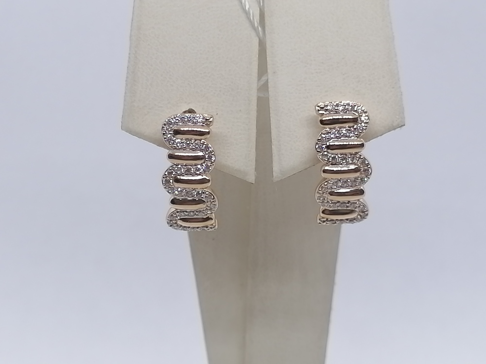 СЕРЬГИ С КАМНЯМИ (Au 585)