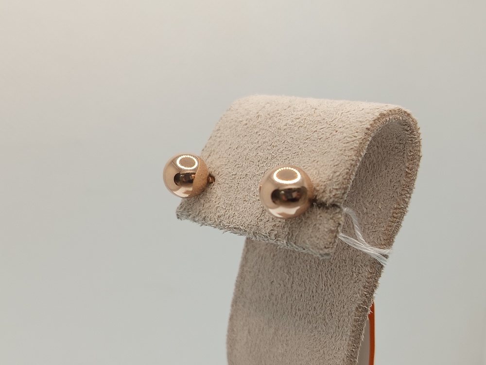 СПУС585 СЕРЬГИ ПУСЕТЫ (Au 585)