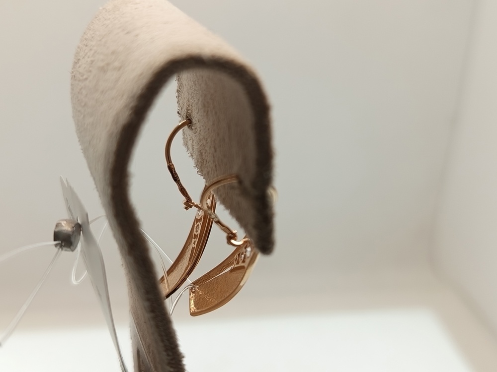 СЕРЬГИ БЕЗ КАМНЯ (Au 585)