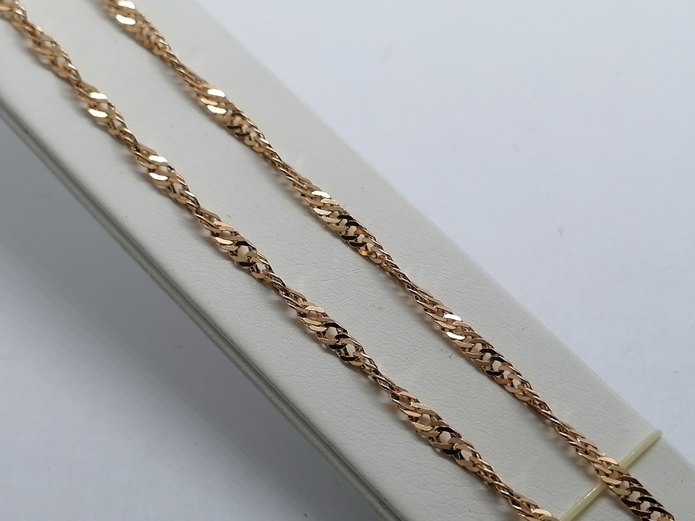 ЦЛСИ585 ЦЕПЬ ПОЛНОВЕСНАЯ Сингапур (Au 585)