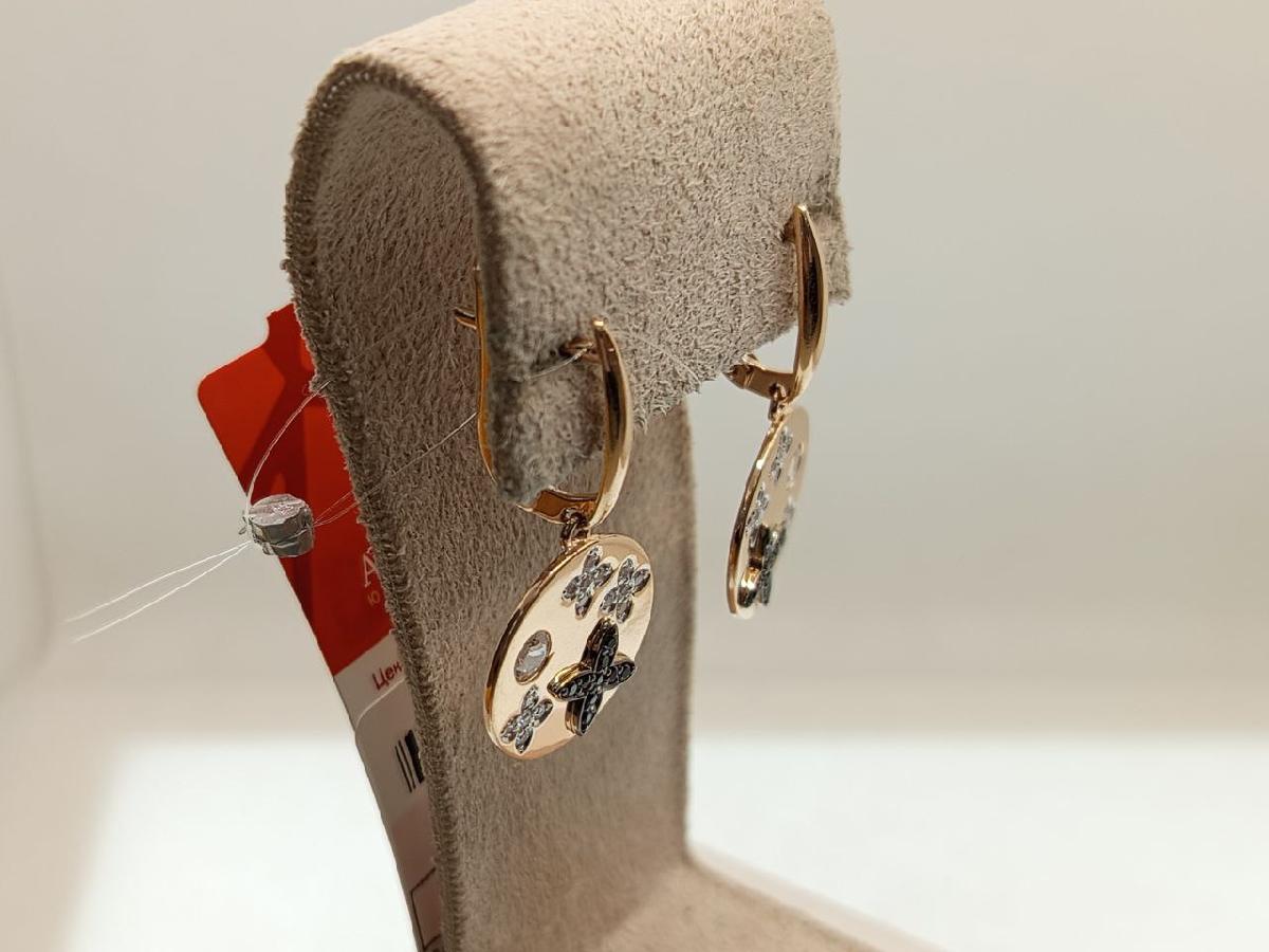 СЕРЬГИ С КАМНЯМИ (Au 585)