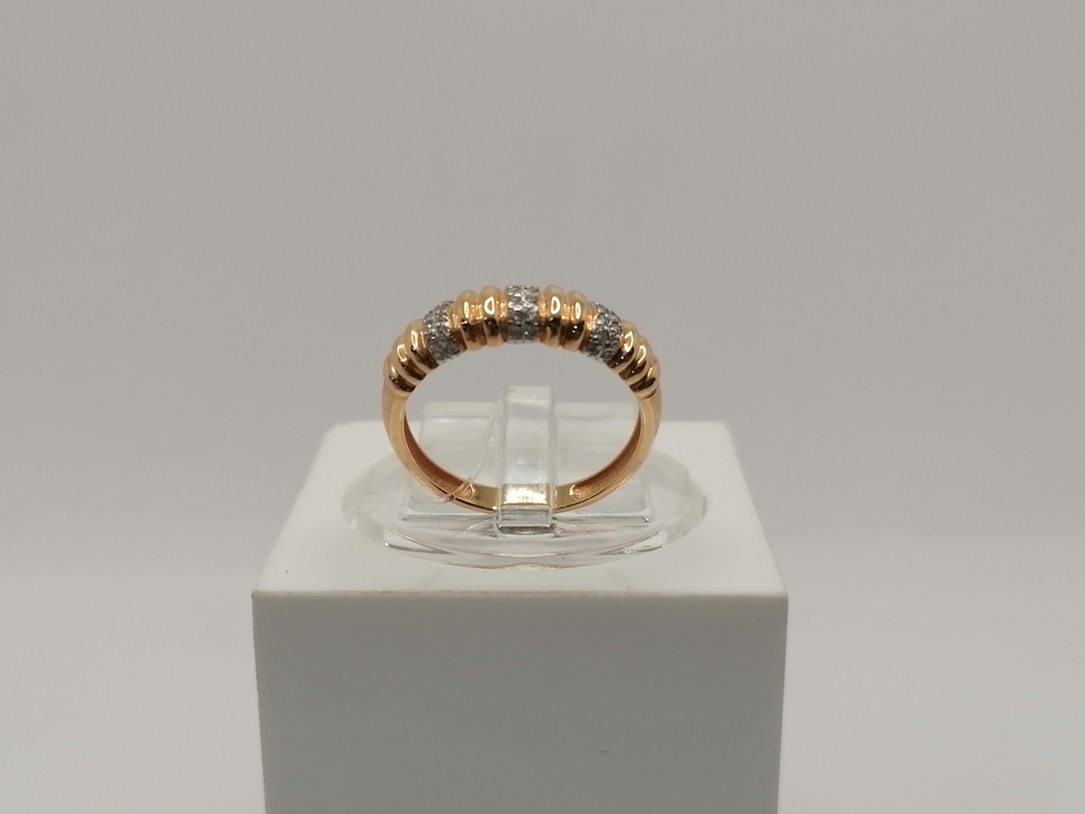 К5133 КОЛЬЦО С КАМНЯМИ (Au 585)