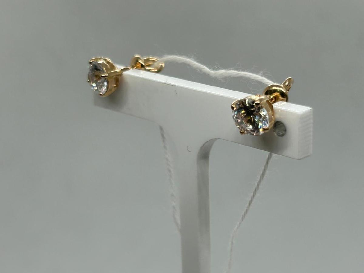 СПУС585 СЕРЬГИ ПУСЕТЫ (Au 585) СПУС585 СЕРЬГИ ПУСЕТЫ (Au 585)