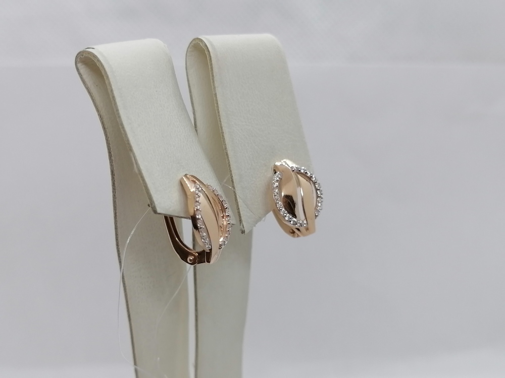 СЕРЬГИ С КАМНЯМИ (Au 585)