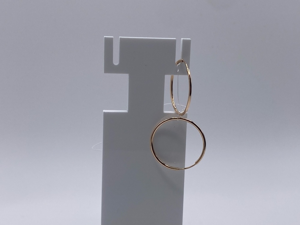 СЕРЬГИ КОНГО без камня (Au 585)